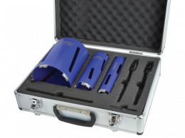 Faithfull Diamond Core Drill Kit & Case Set of 7 £129.99